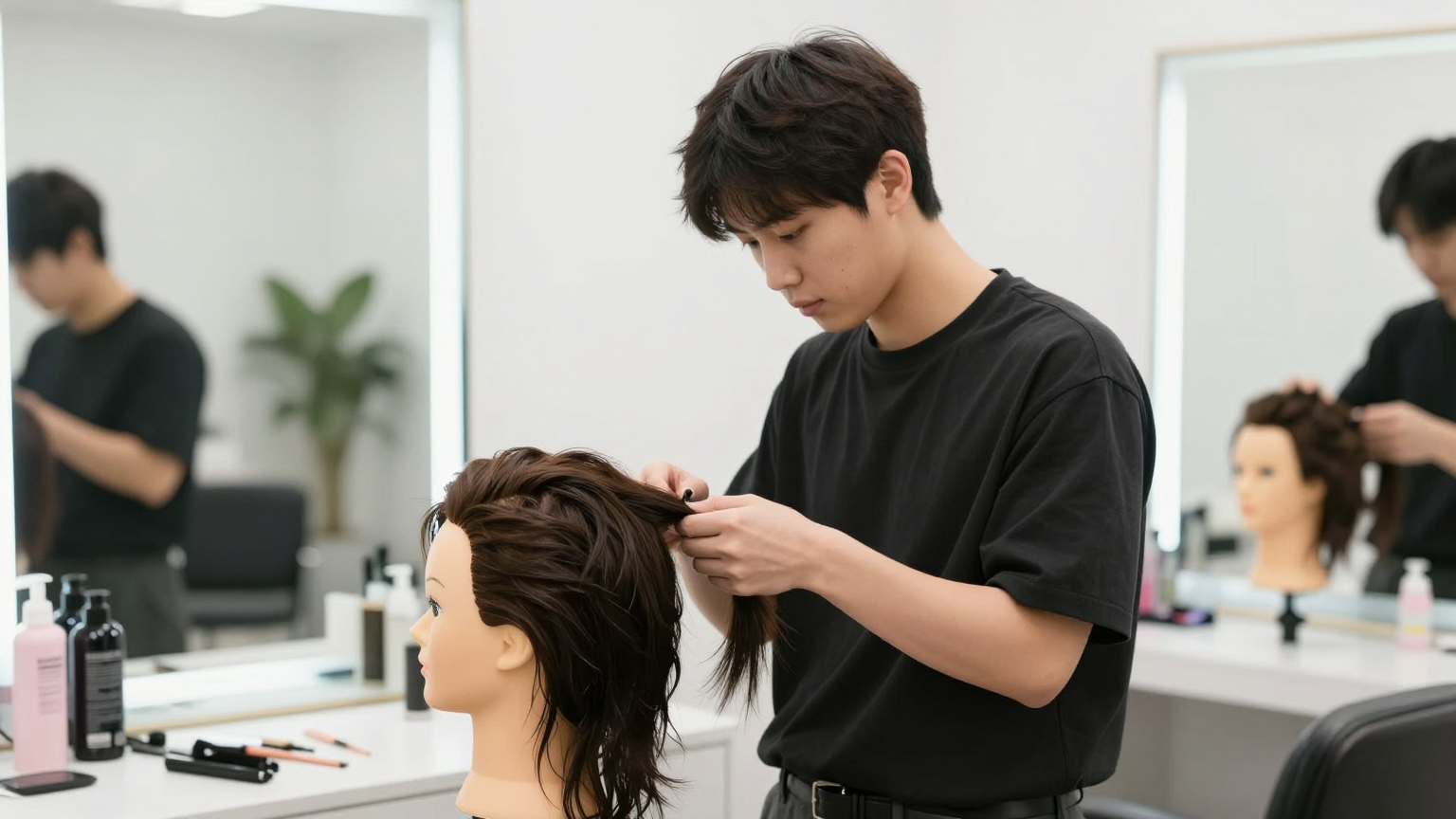 미용사(일반) 실기시험 5과제 구성 – 두피 스케일링·샴푸, 헤어 커트, 헤어 드라이, 퍼머넌트 와인딩, 헤어 염색