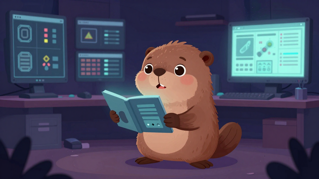 게임시스템디자이너 직업 종사자가 업무를 수행하는 모습