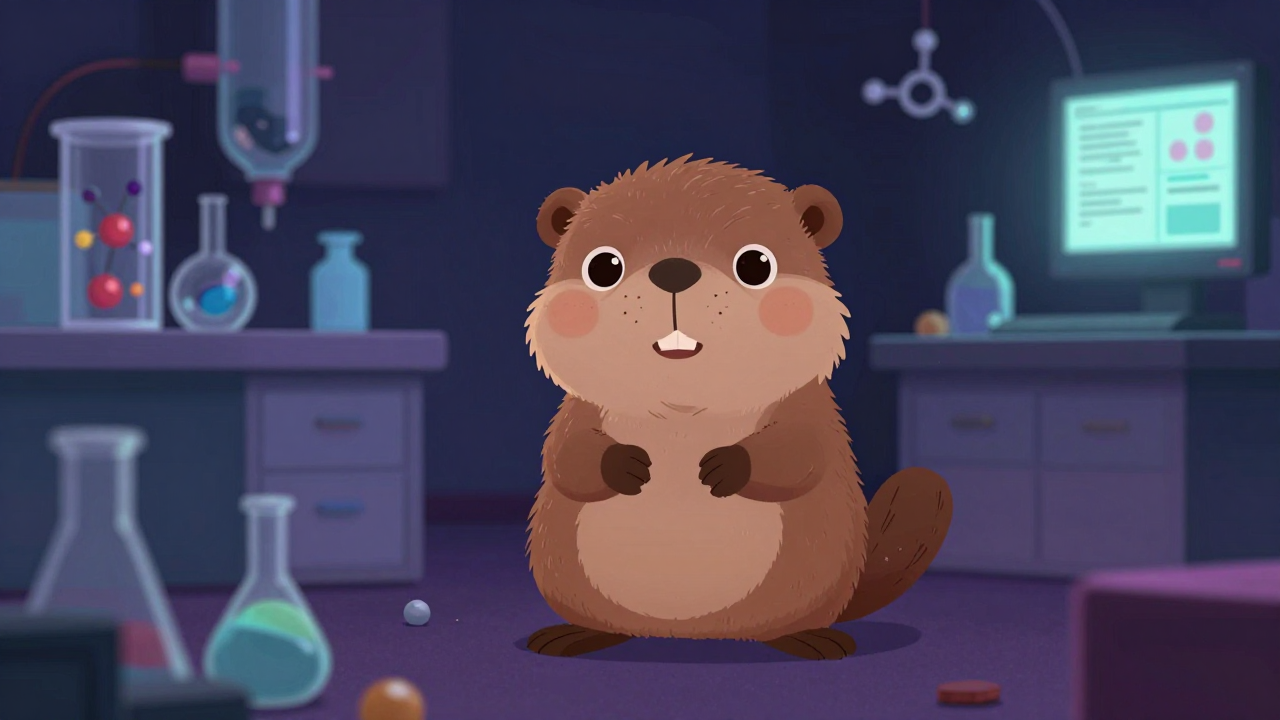 고분자재료연구원 직업 종사자가 업무를 수행하는 모습