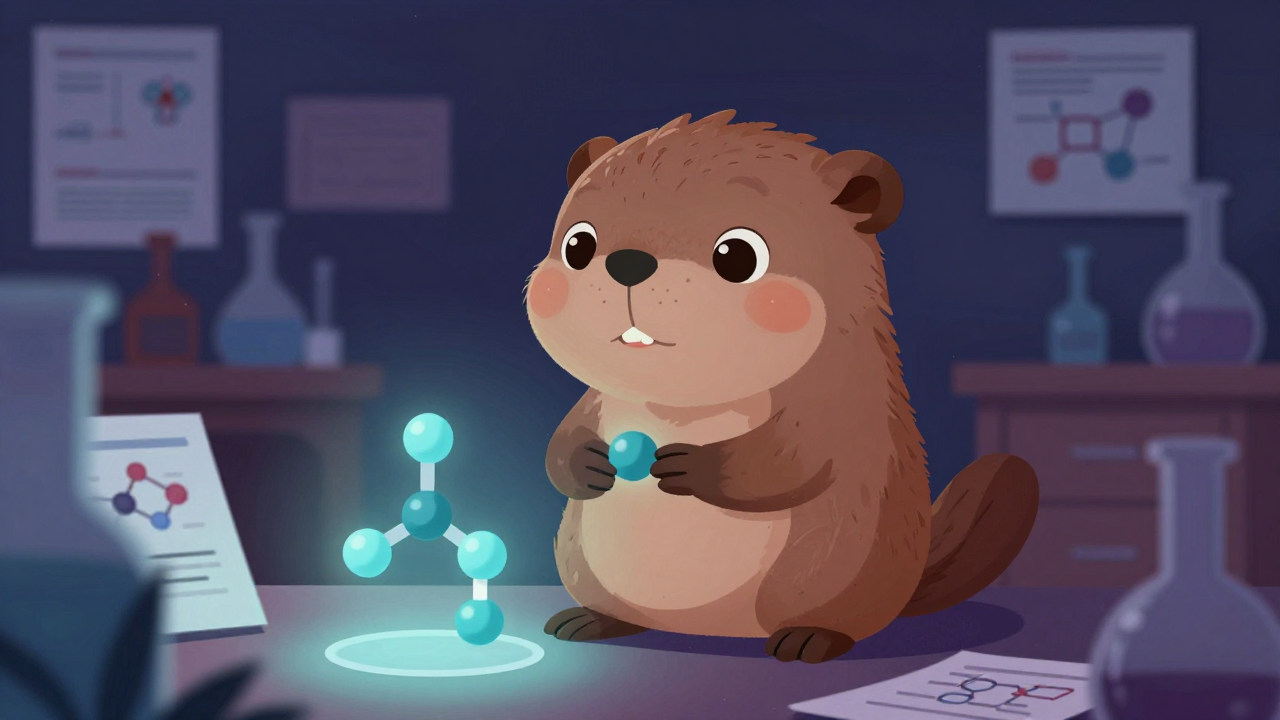 고분자화학연구원 직업 종사자가 업무를 수행하는 모습