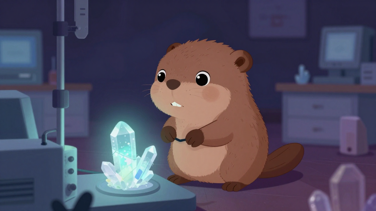 고체화학연구원 직업 종사자가 업무를 수행하는 모습