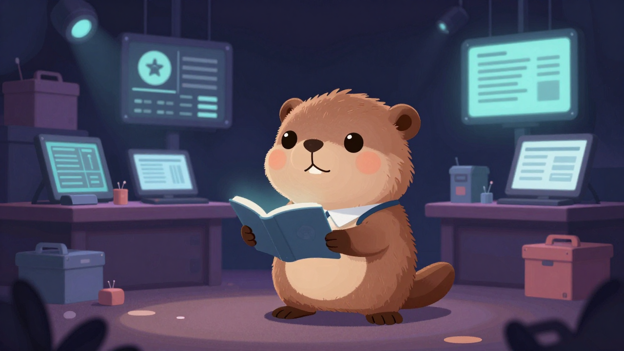 공연기획자 직업 종사자가 업무를 수행하는 모습