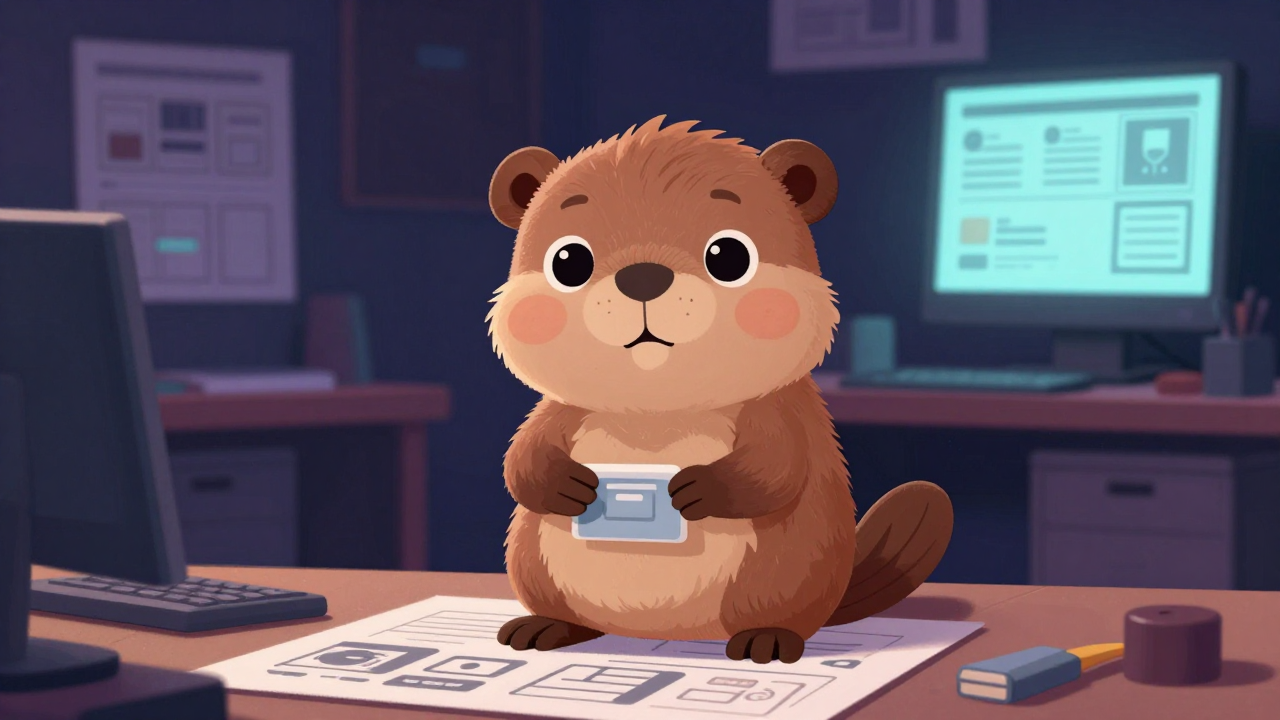 광고그래픽디자이너 직업 종사자가 업무를 수행하는 모습