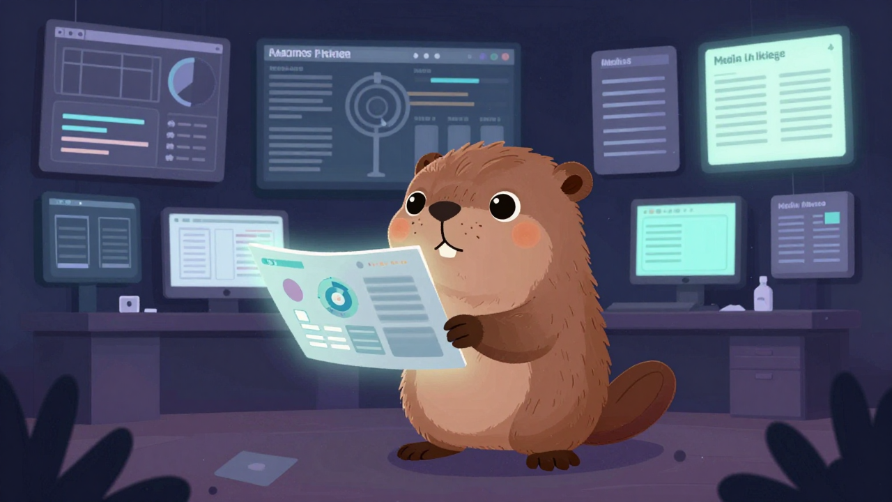 광고매체기획원 직업 종사자가 업무를 수행하는 모습