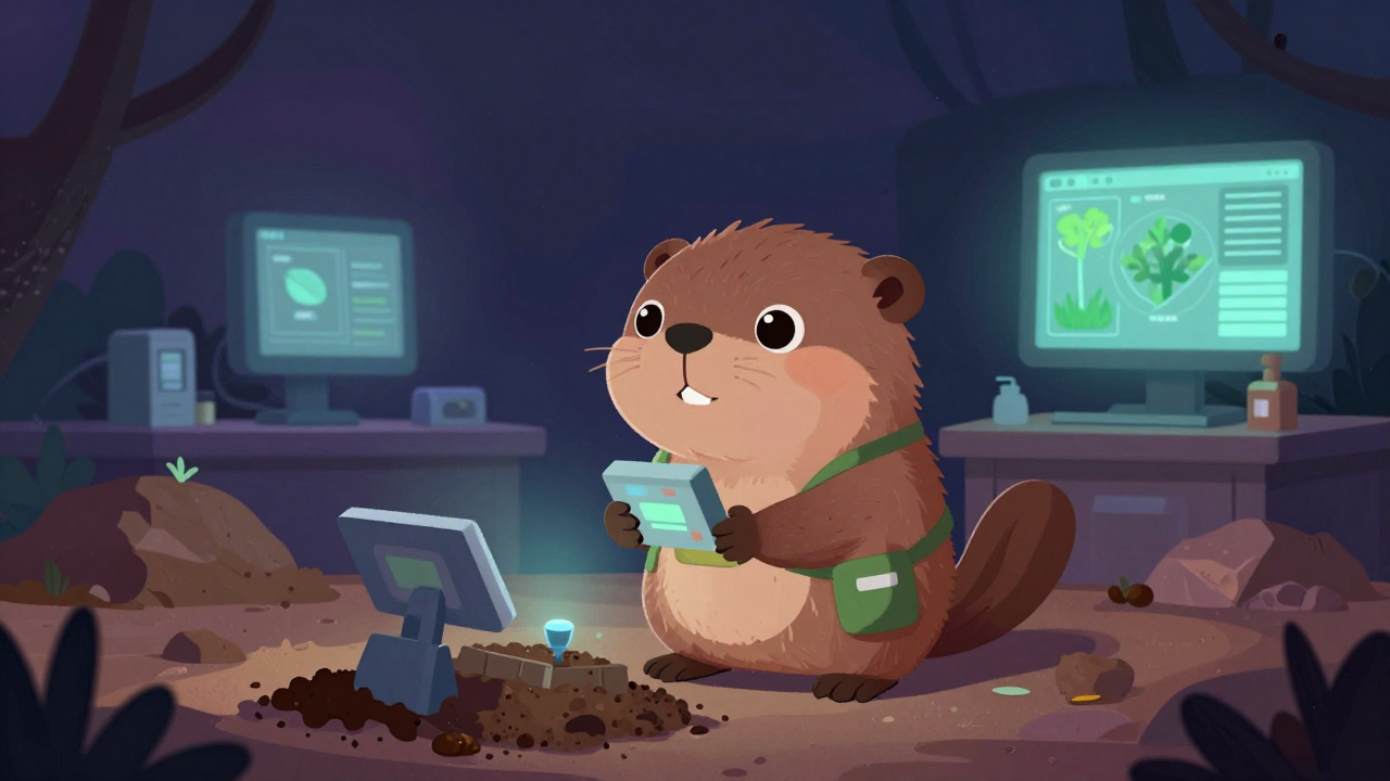 광해복원연구원 직업 종사자가 업무를 수행하는 모습