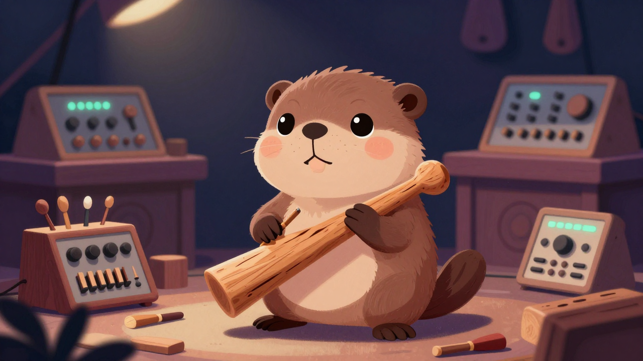 국악기울림통가공원 직업 종사자가 업무를 수행하는 모습