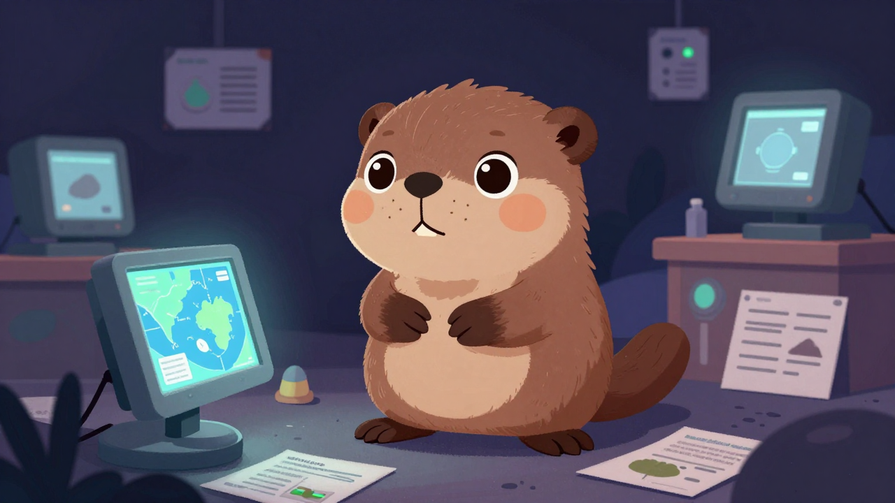 극지과학연구원 직업 종사자가 업무를 수행하는 모습