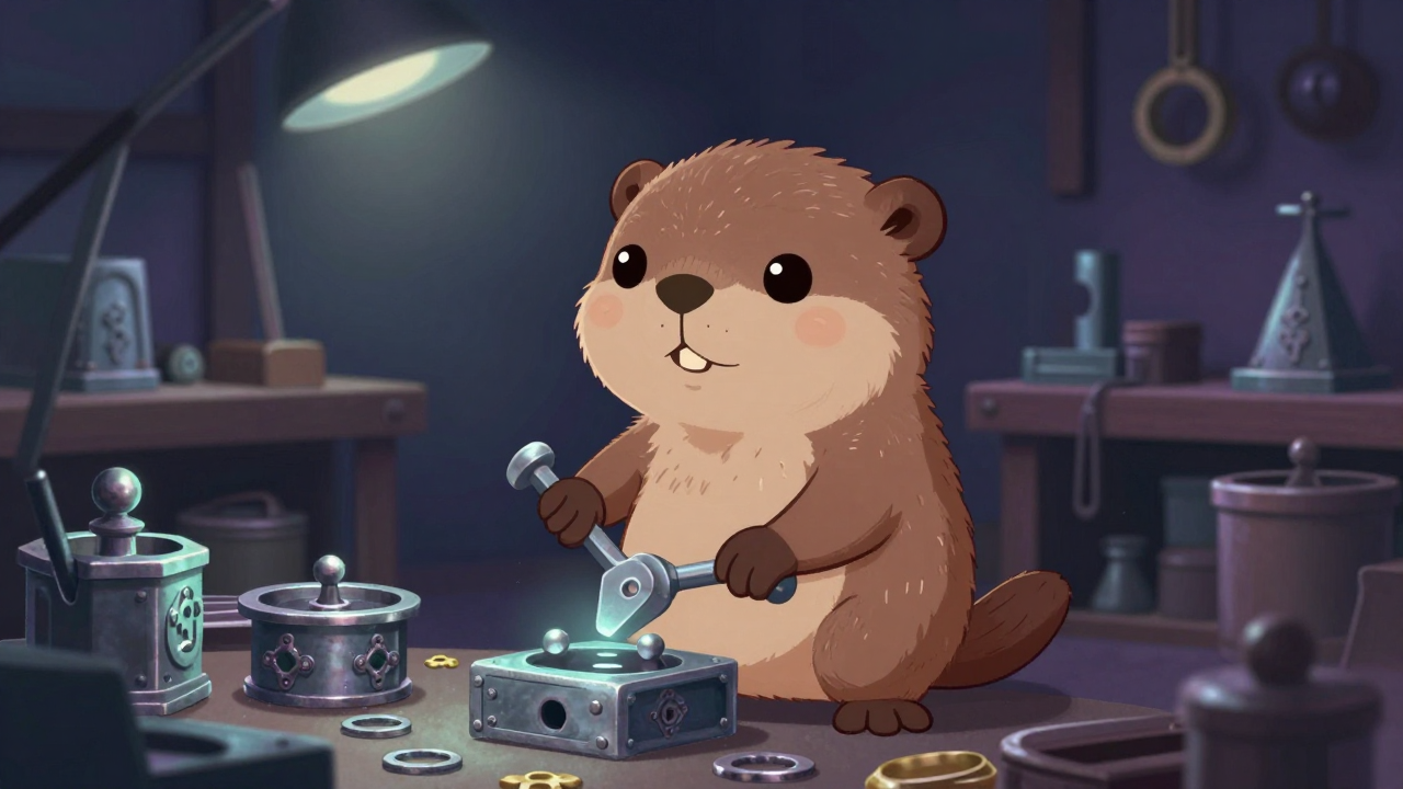 금속공예가 직업 종사자가 업무를 수행하는 모습