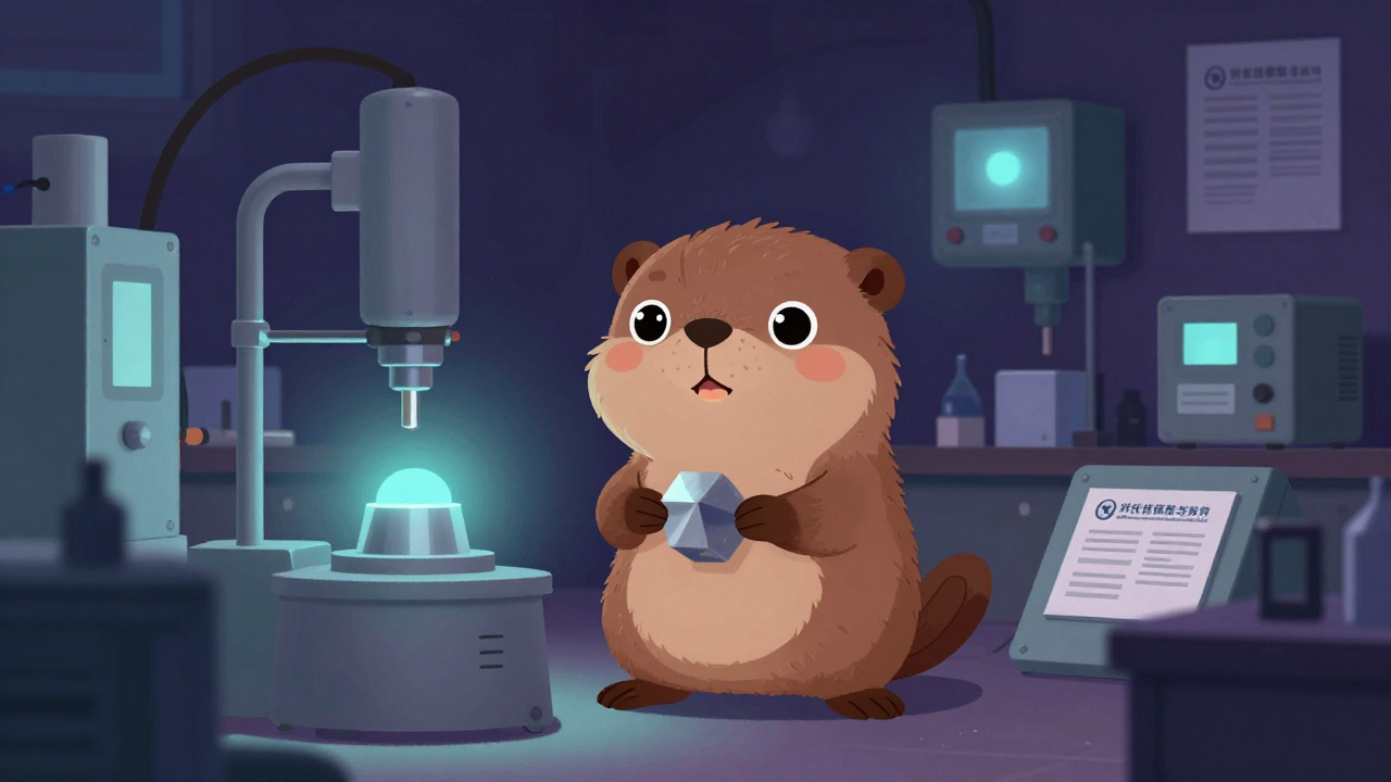 금속공학기술자(일반) 직업 종사자가 업무를 수행하는 모습