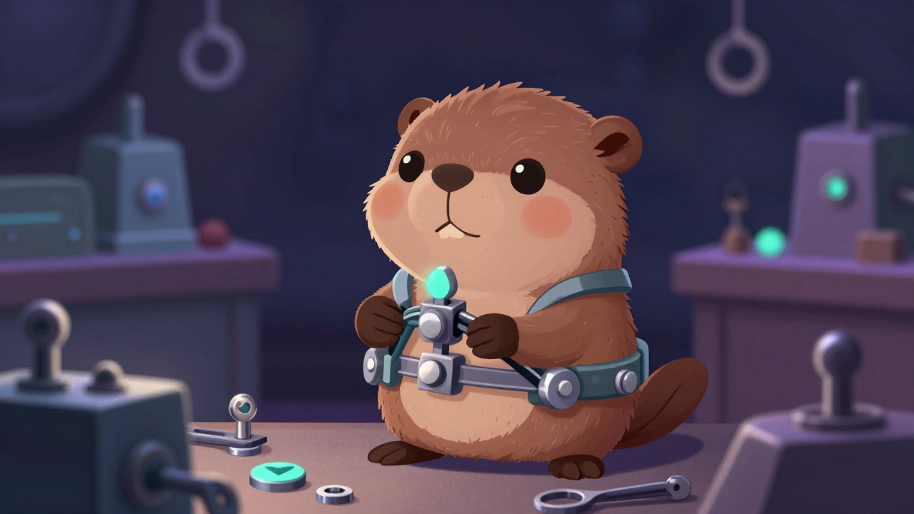 금속장식부착원 직업 종사자가 업무를 수행하는 모습