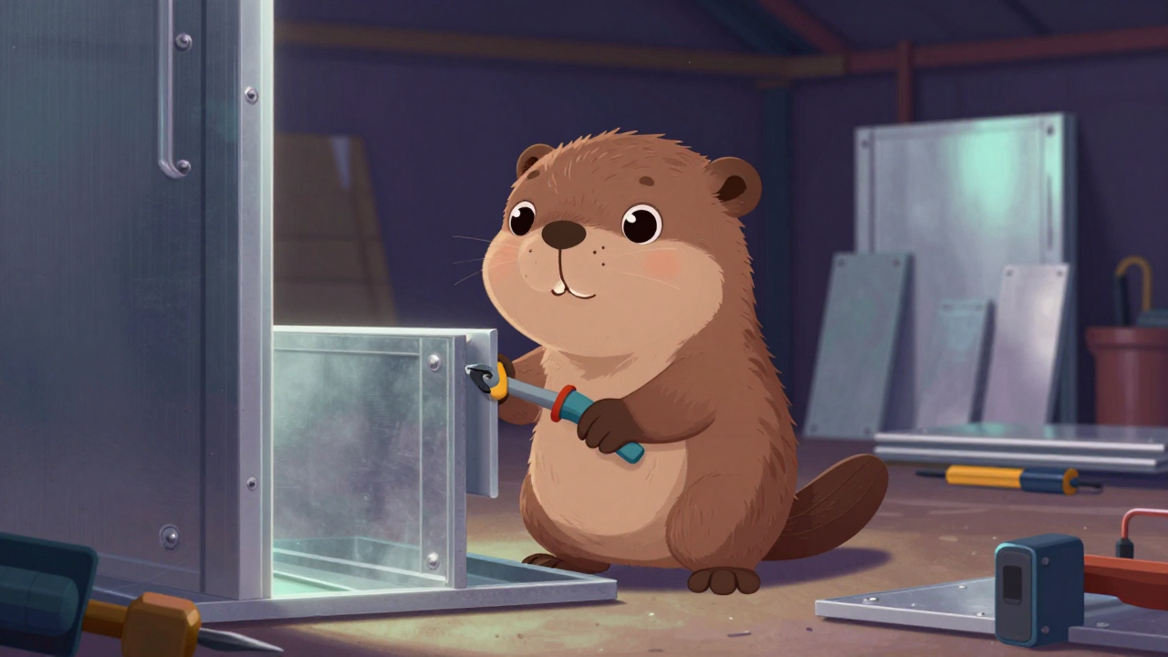 금속판넬조립공