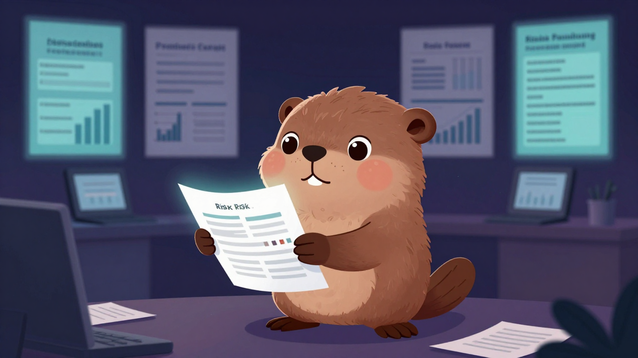 금융위험관리관리자 직업 종사자가 업무를 수행하는 모습