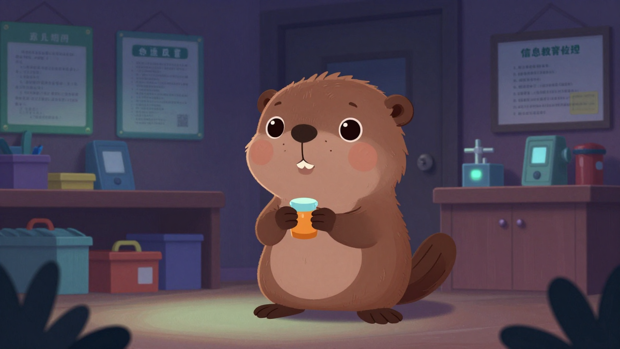 기숙사사감 직업 종사자가 업무를 수행하는 모습