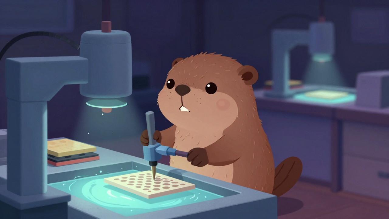 기판부식원 직업 종사자가 업무를 수행하는 모습