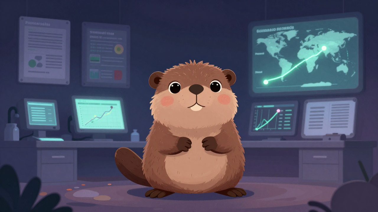 기후변화연구원 직업 종사자가 업무를 수행하는 모습