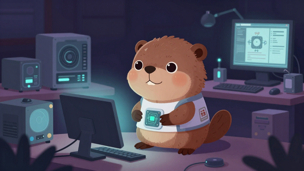 나노소자설계원 직업 종사자가 업무를 수행하는 모습