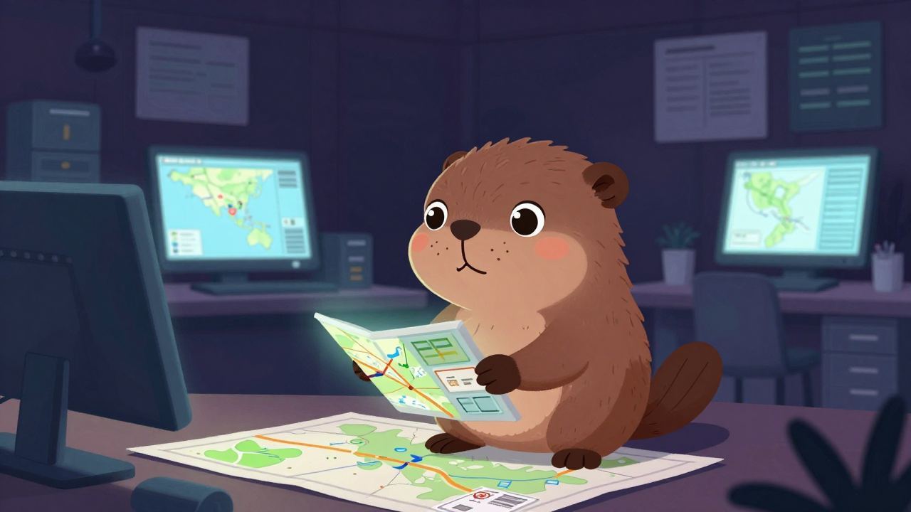 내비게이션도로조사후처리원