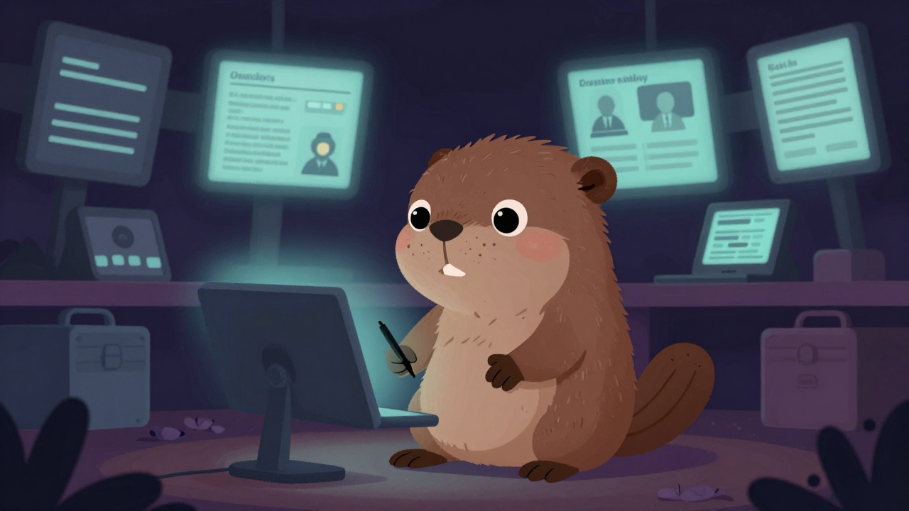 다큐작가 직업 종사자가 업무를 수행하는 모습