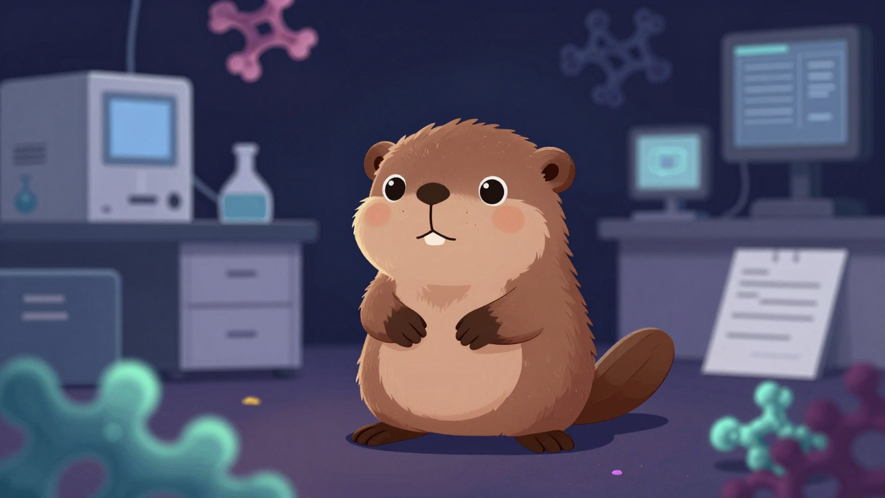 단백질화학연구원 직업 종사자가 업무를 수행하는 모습