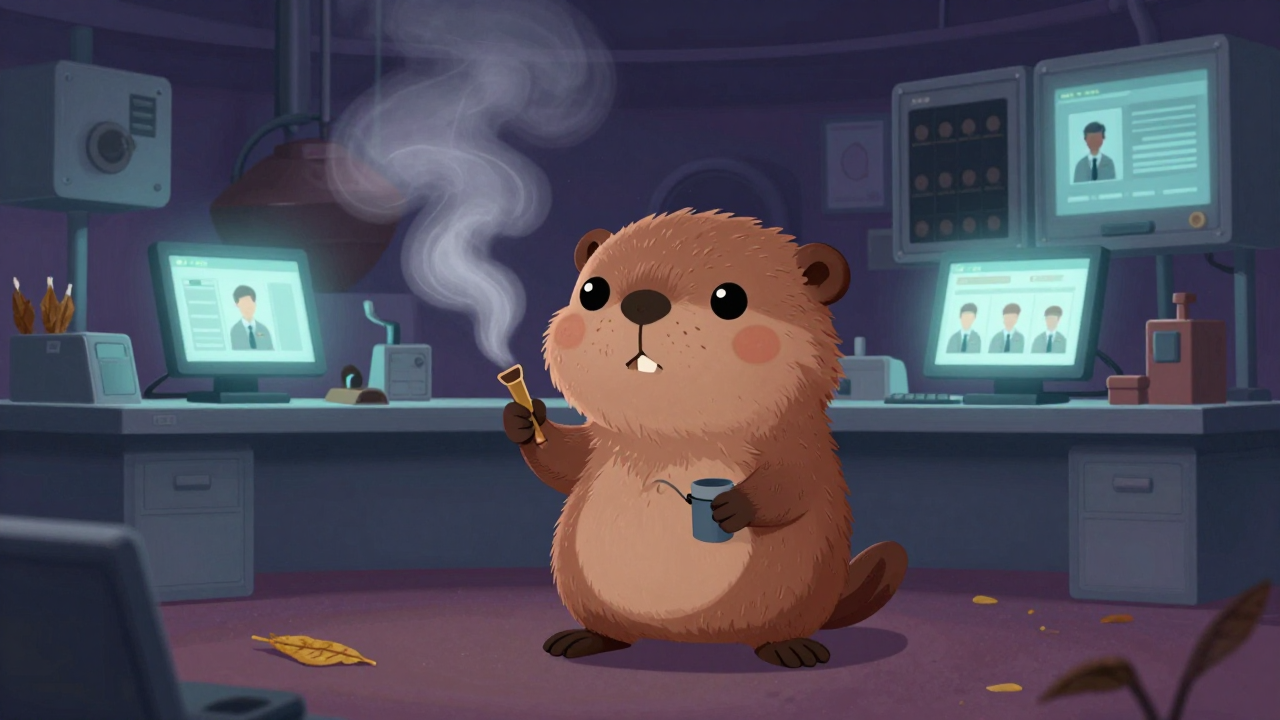 담배제조반장 직업 종사자가 업무를 수행하는 모습