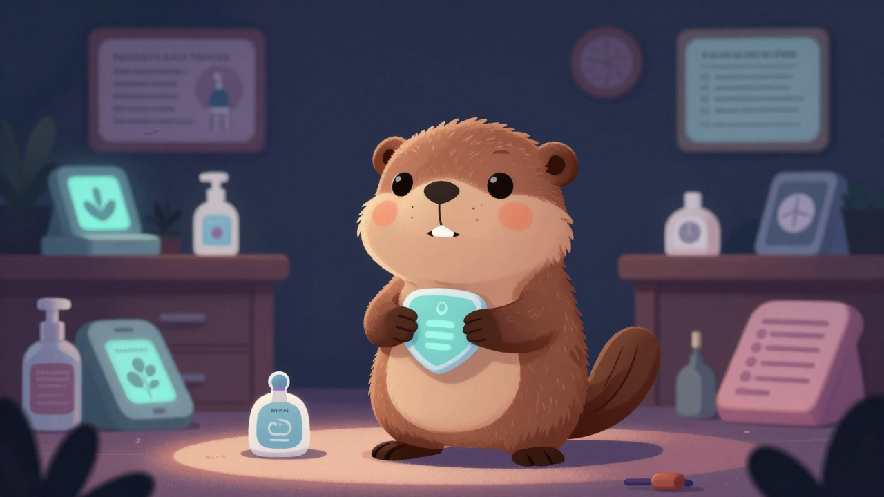 대체요법사 직업 종사자가 업무를 수행하는 모습