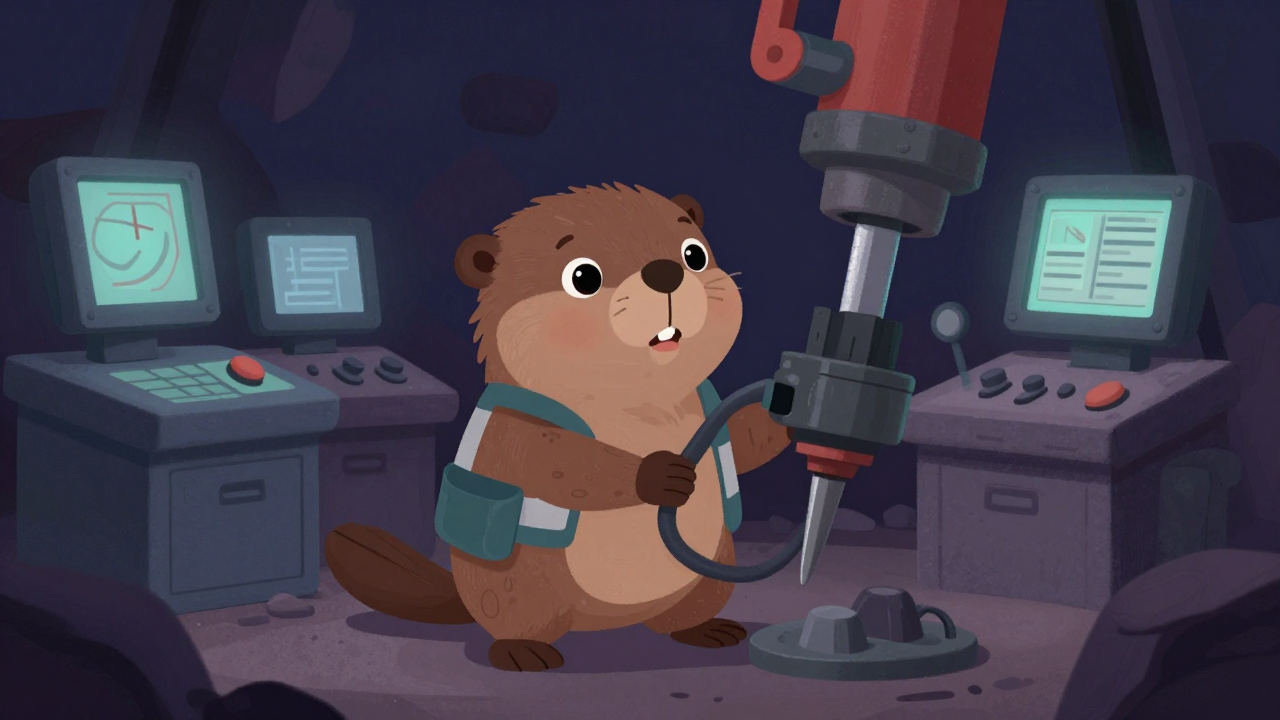 대형착암기조작원