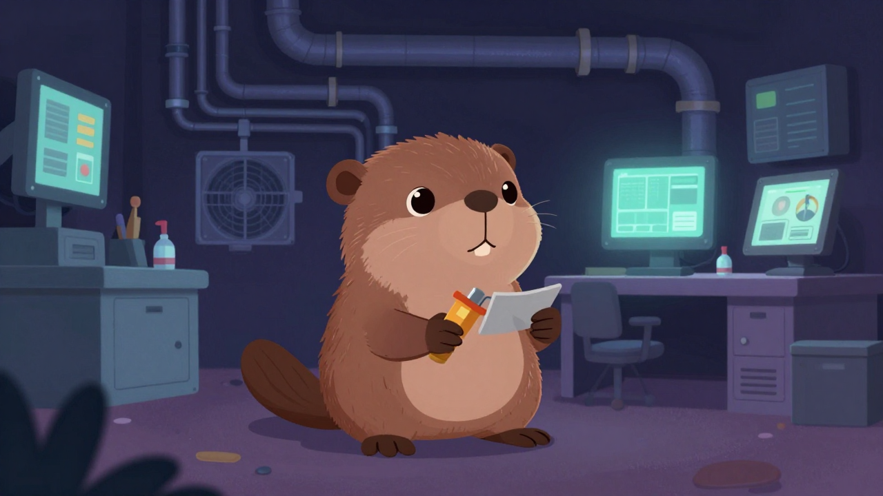 덕트반장 직업 종사자가 업무를 수행하는 모습