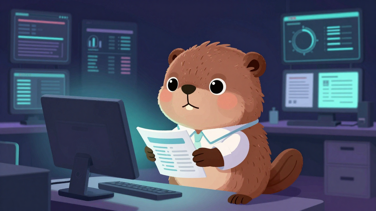 데이터분석가(일반) 직업 종사자가 업무를 수행하는 모습