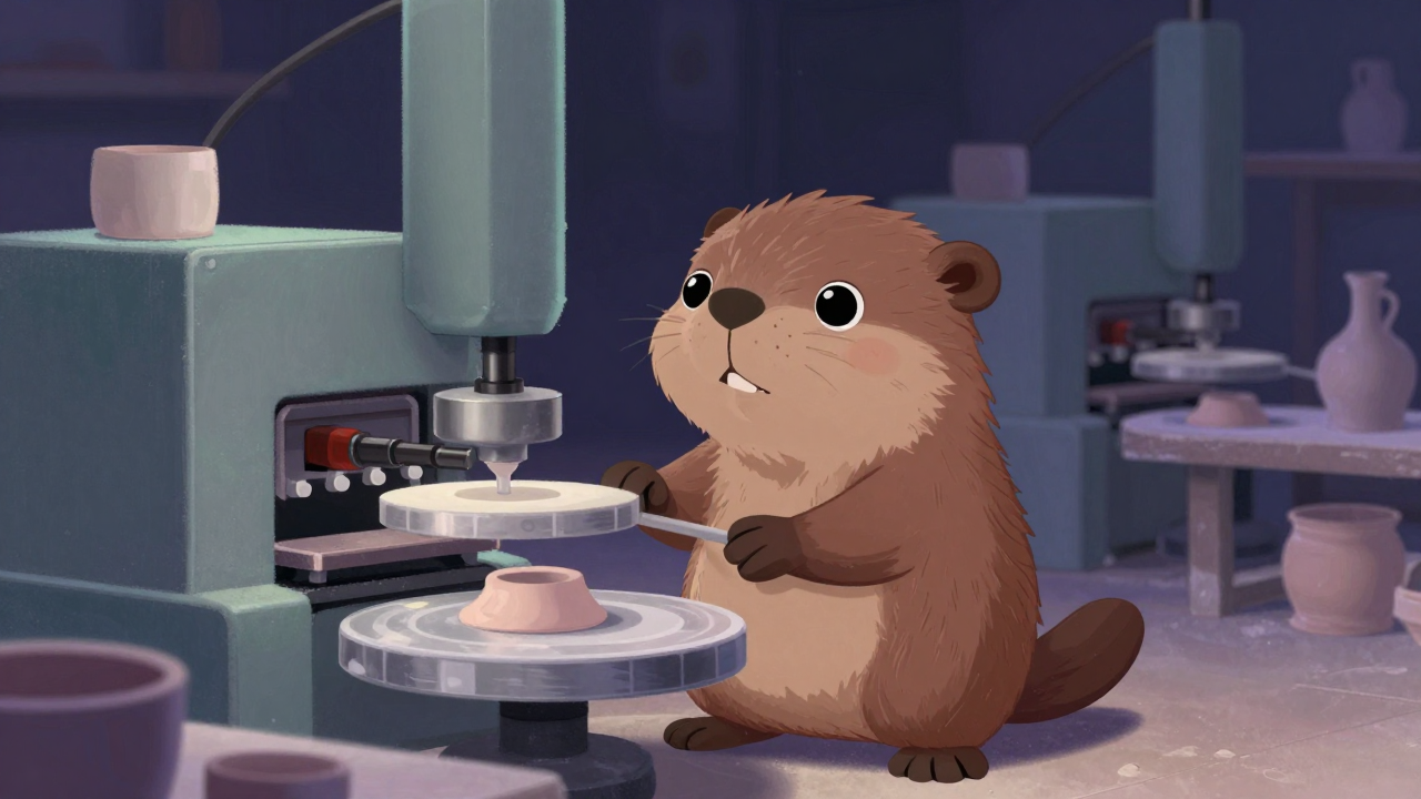 도자기가압성형기조작원