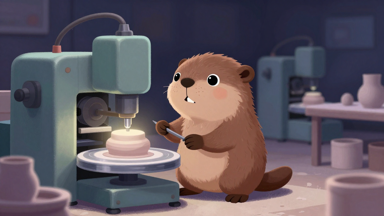 도자기압착성형기조작원