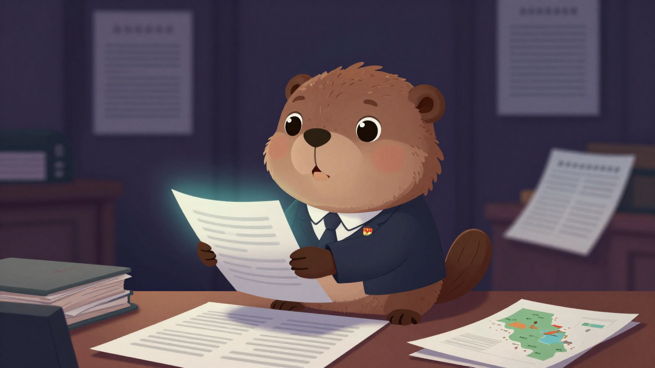 도지사 직업 종사자가 업무를 수행하는 모습