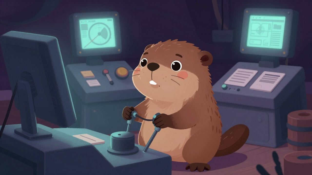 동력윈치조작원 직업 종사자가 업무를 수행하는 모습