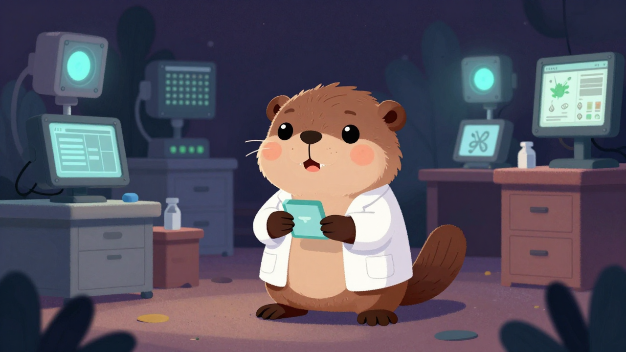 동물자원과학연구원 직업 종사자가 업무를 수행하는 모습