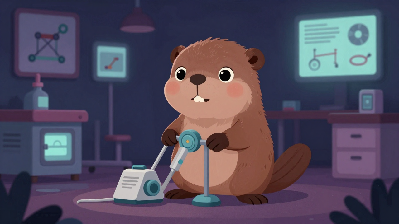 동물재활공학사 직업 종사자가 업무를 수행하는 모습