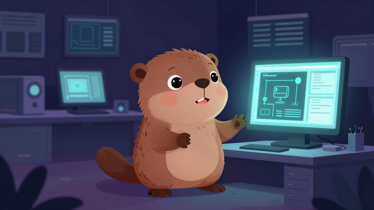 디지털영상처리시스템개발자 직업 종사자가 업무를 수행하는 모습