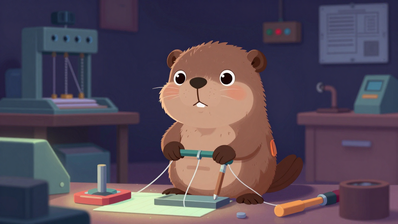 라싱작업원 직업 종사자가 업무를 수행하는 모습