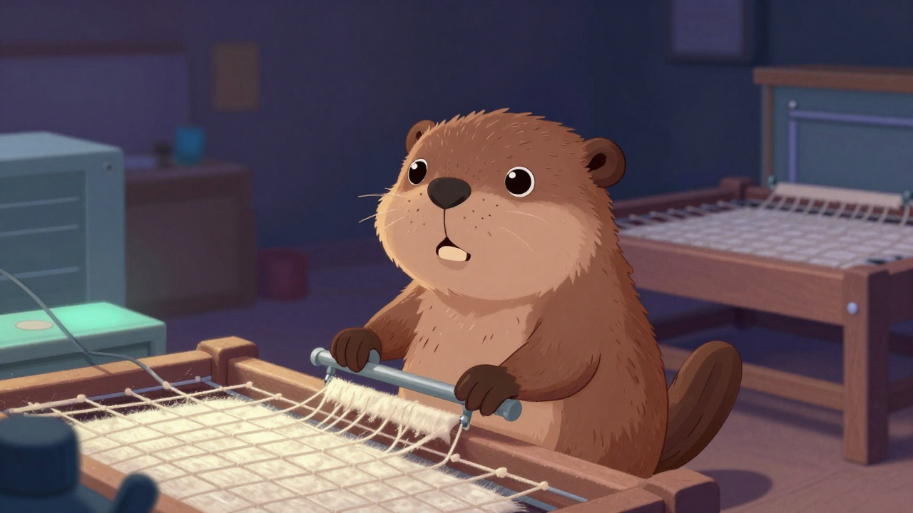 래핑원 직업 종사자가 업무를 수행하는 모습