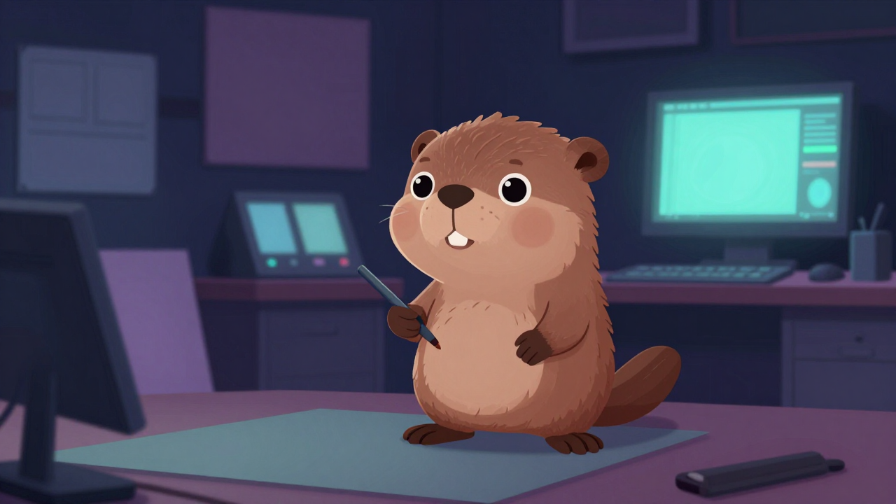 매트페인터 직업 종사자가 업무를 수행하는 모습