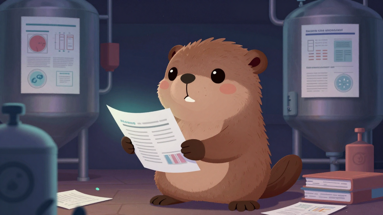 맥주양조책임자 직업 종사자가 업무를 수행하는 모습