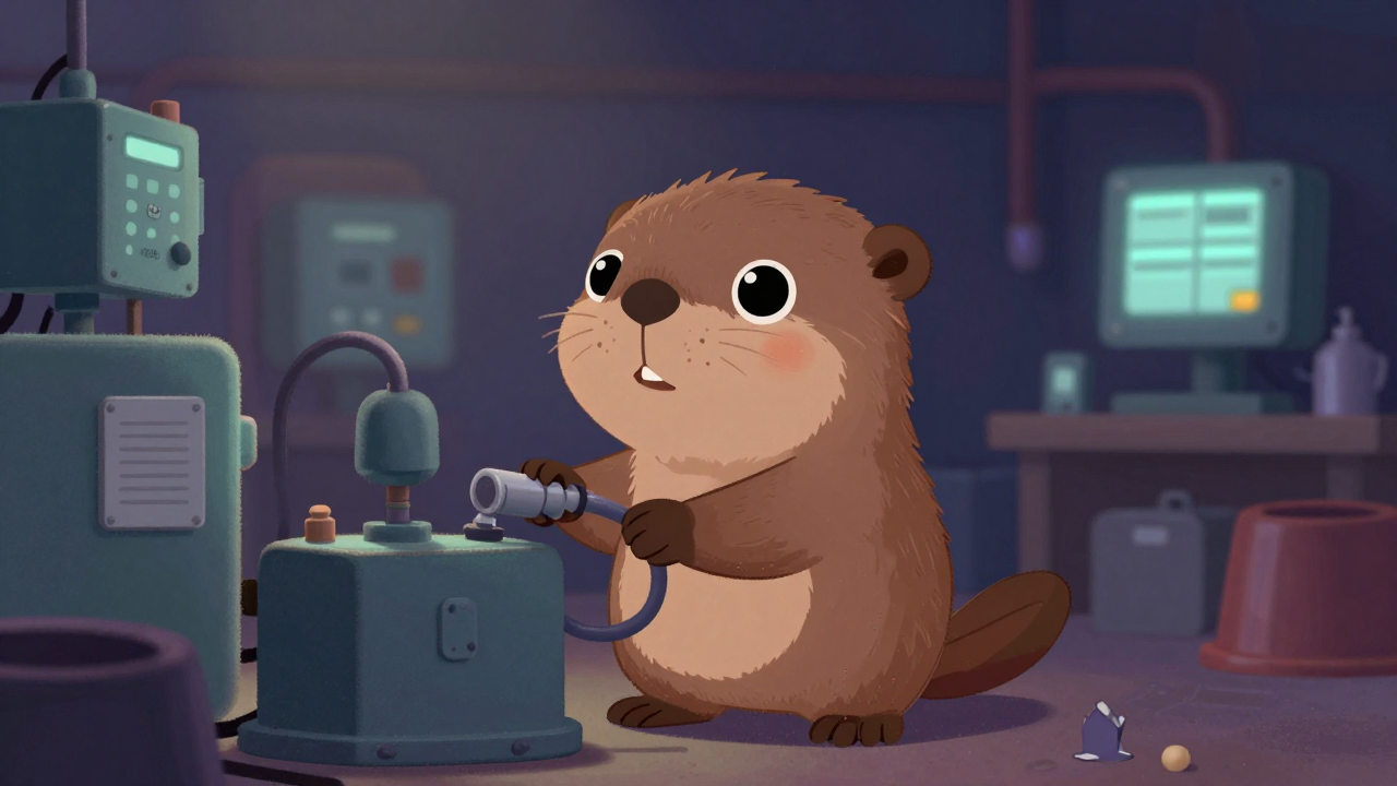 메달제조원 직업 종사자가 업무를 수행하는 모습