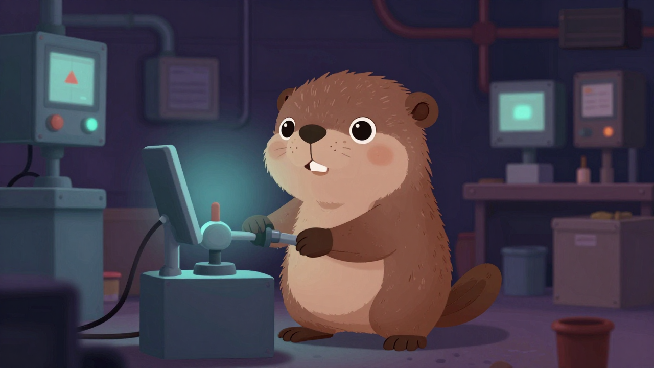 면삭원 직업 종사자가 업무를 수행하는 모습