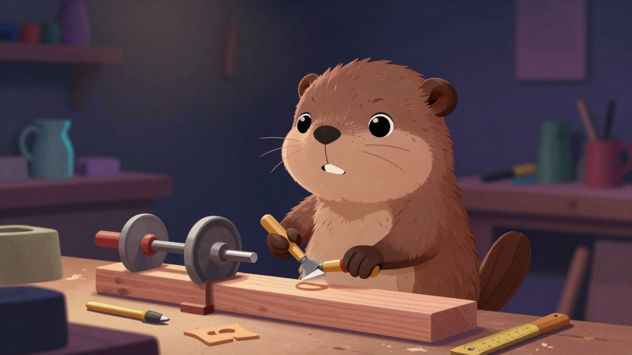 목선반조작원 직업 종사자가 업무를 수행하는 모습