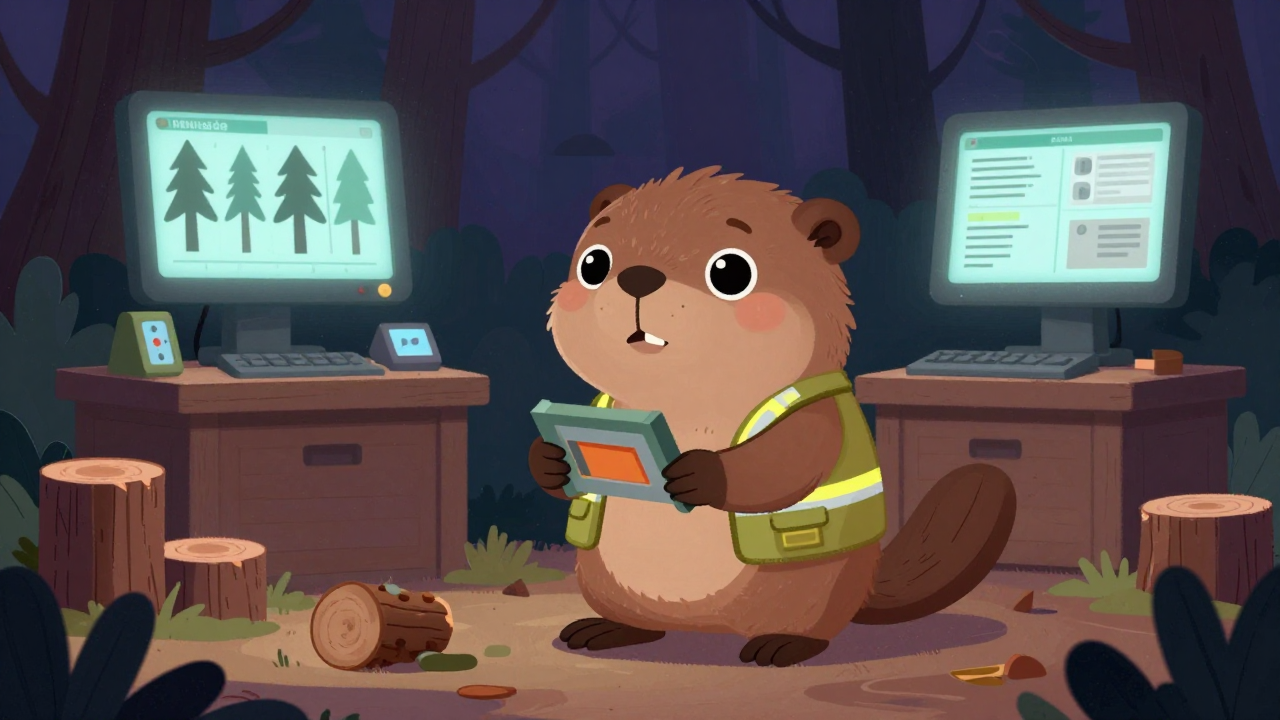 목재수확조사원