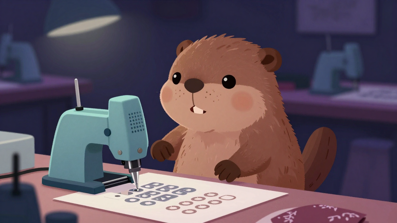 문양지펀칭기조작원