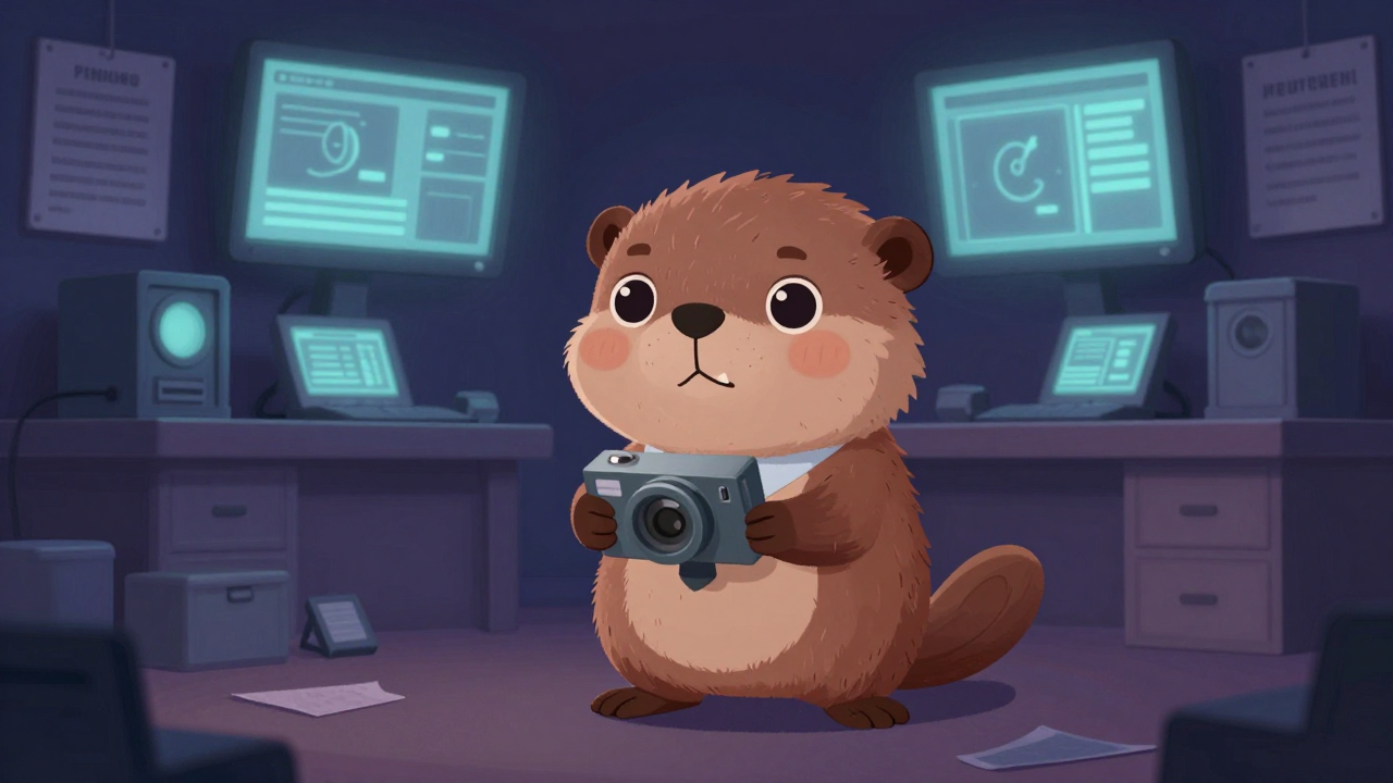 민간조사원 직업 종사자가 업무를 수행하는 모습