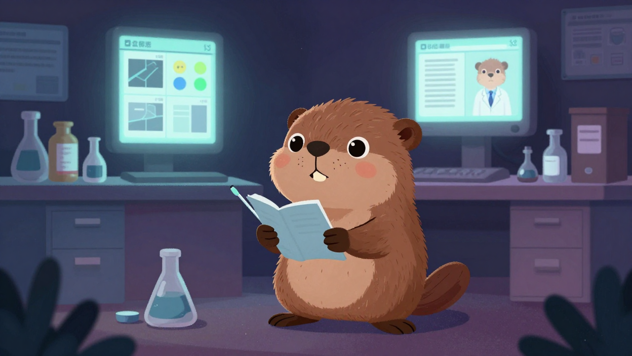 바이오화학제품품질관리자 직업 종사자가 업무를 수행하는 모습