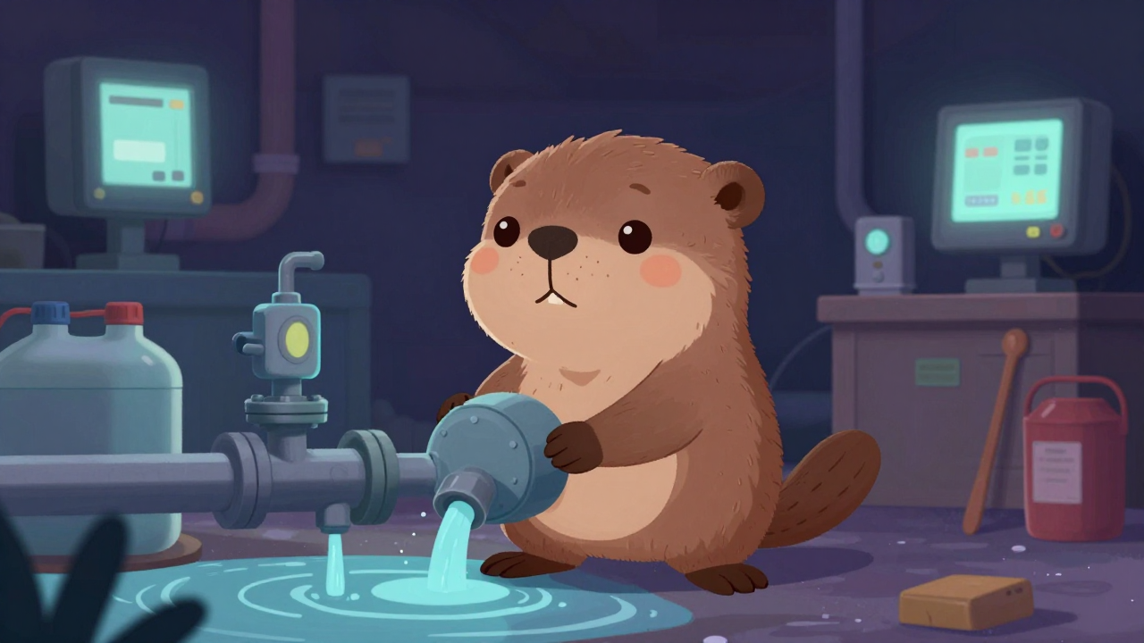 박막트랜지스터증착원 직업 종사자가 업무를 수행하는 모습