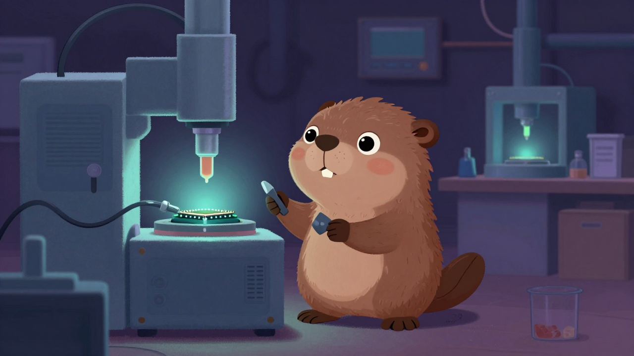 반도체칩몰딩장비기술자