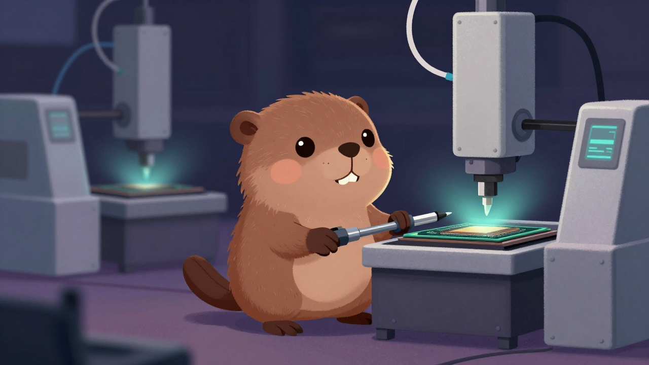 반도체칩절단장비기술자