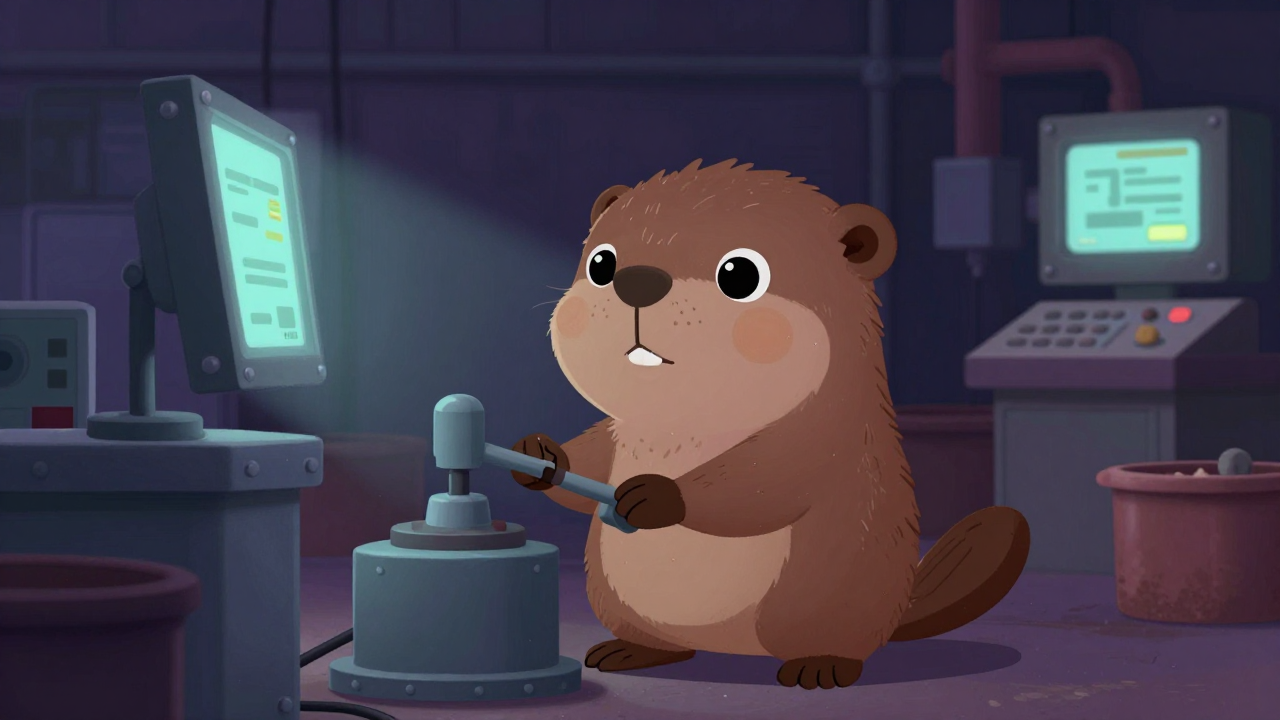 밸브조립원 직업 종사자가 업무를 수행하는 모습